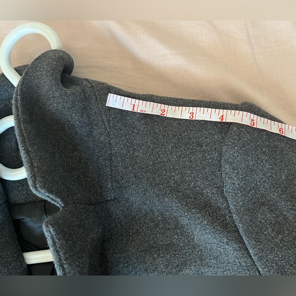 Zara TRF Trafaluc Wool Blend Women’s Outerwear Grey Coat, Size - Small - Picture 9 of 14